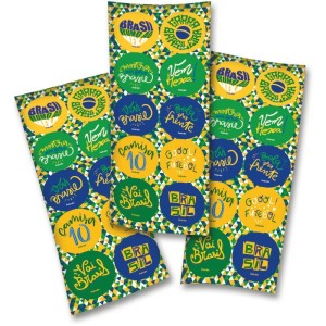 Adesivos Decorados Brasil Copa 2026