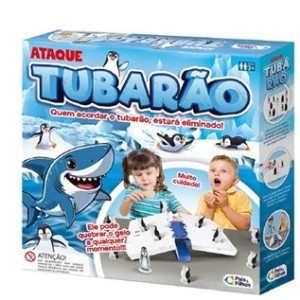Brinquedo Ataque Tubarao 20 Cm - Caixa Litografada