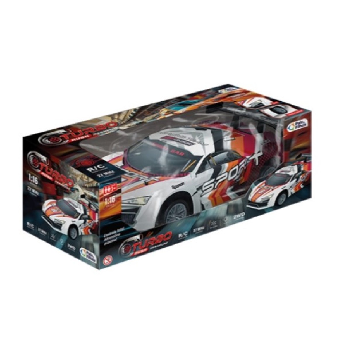 Carrinho De Controle Turbo Rush Vermelho