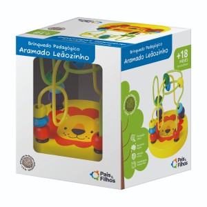 Brinquedo Pedagogico Aramado Leaozinho