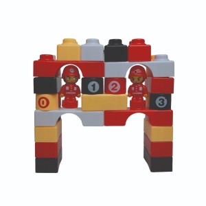 Mochilinha Mega Bricks - Bombeiro