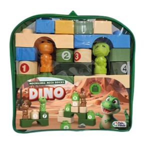 Mochilinha Mega Bricks Dino