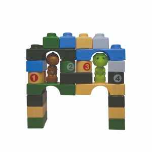 Mochilinha Mega Bricks - Dino