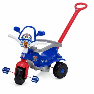 Triciclo Police Au-au C/ Haste De Plástico