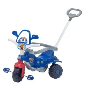 Triciclo Police Au-au C/haste de ferro