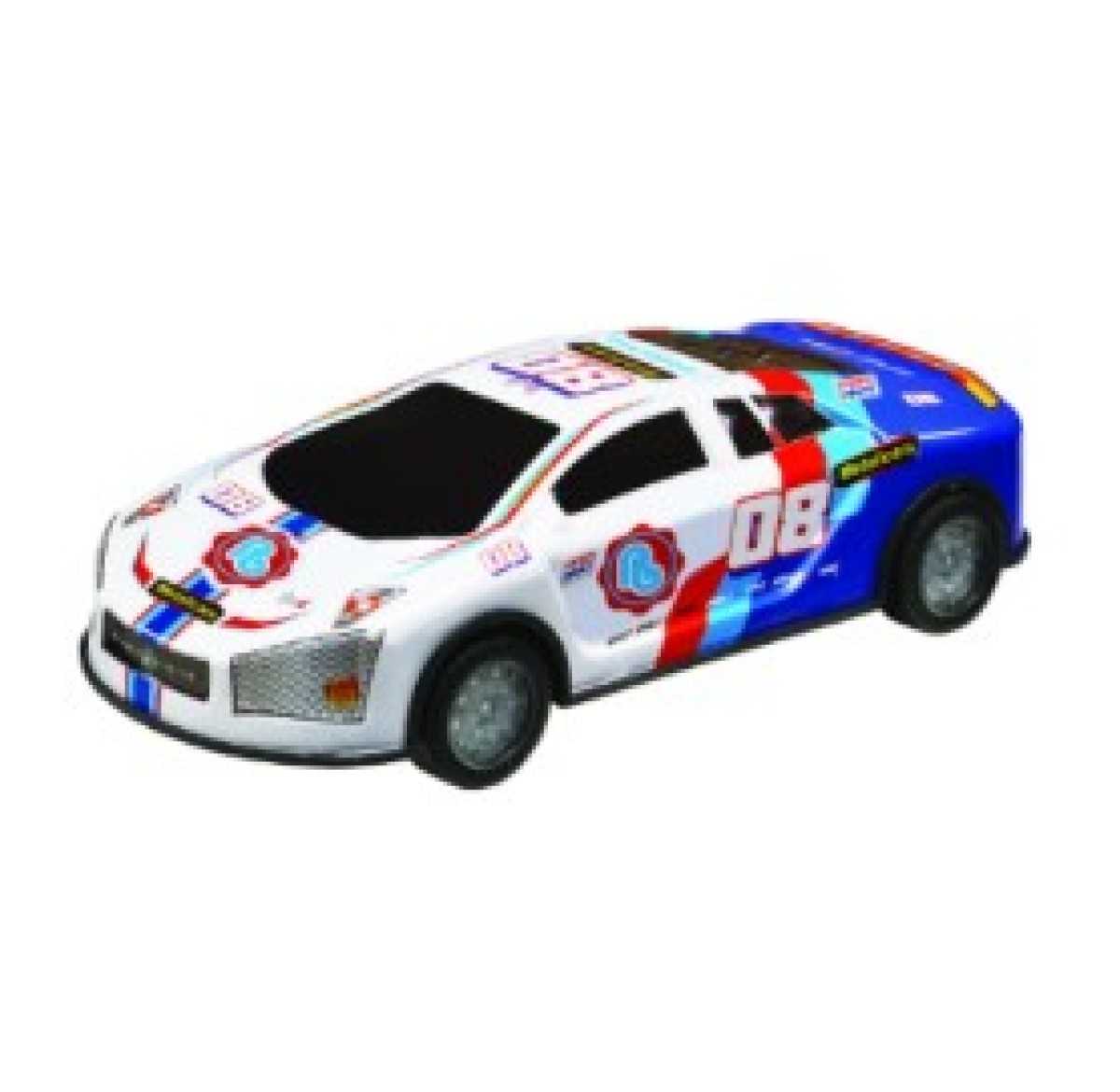 Car214 - Carrinho De Controle Remoto Bateria Recarregável, Carenagem Em Metal - Metalicars Laser