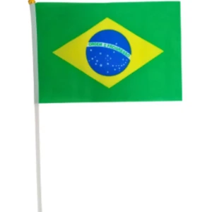 Copa Do Mundo Bandeira Brasil Hast.mao 60x90