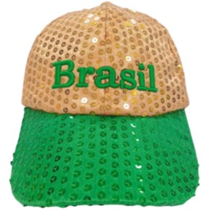 Copa Do Mundo Bone Brasil Lantejoula