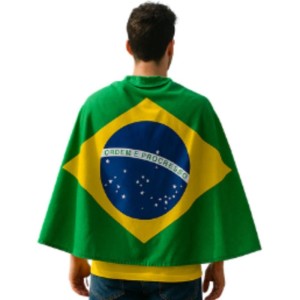 Copa Do Mundo Capa Torcedor Brasil 130x90cm