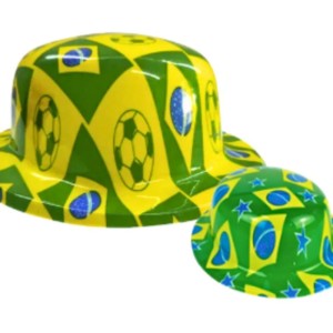 Copa Do Mundo Chapeu Coquinho Brasil Plast(s