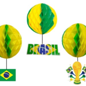 Copa Do Mundo Globo Em Papel 25cm (s)
