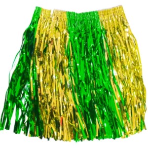 Copa Do Mundo Saia Metalizada 40cm Vd/am