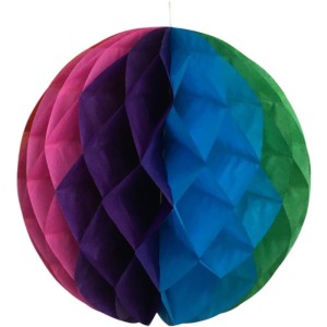 Festa Junina Decoracao Colmeia Redondo 25cm-127951-37912