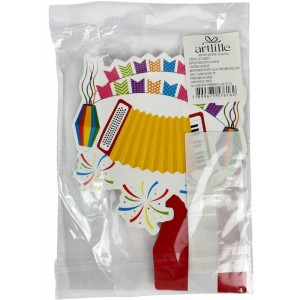 Festa Junina Decoracao Leque 40cm (s)-127946-60387