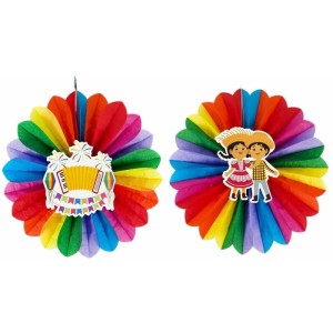 Festa Junina Decoracao Leque 40cm (s)-127946-67252