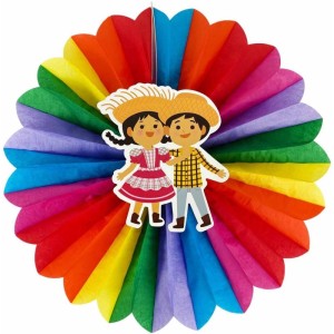 Festa Junina Decoracao Leque 40cm (s)-127946-77801