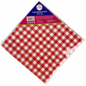 Festa Junina Guardanapo Xadrez Vm 16,5x16,5cm-127963-16401