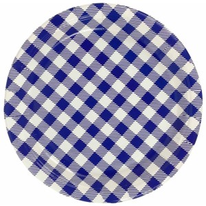 Festa Junina Prato De Papel Xadrez Az 18cm-127964-62067
