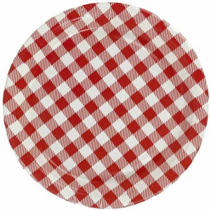 Festa Junina Prato De Papel Xadrez Az 18cm-127965-77344