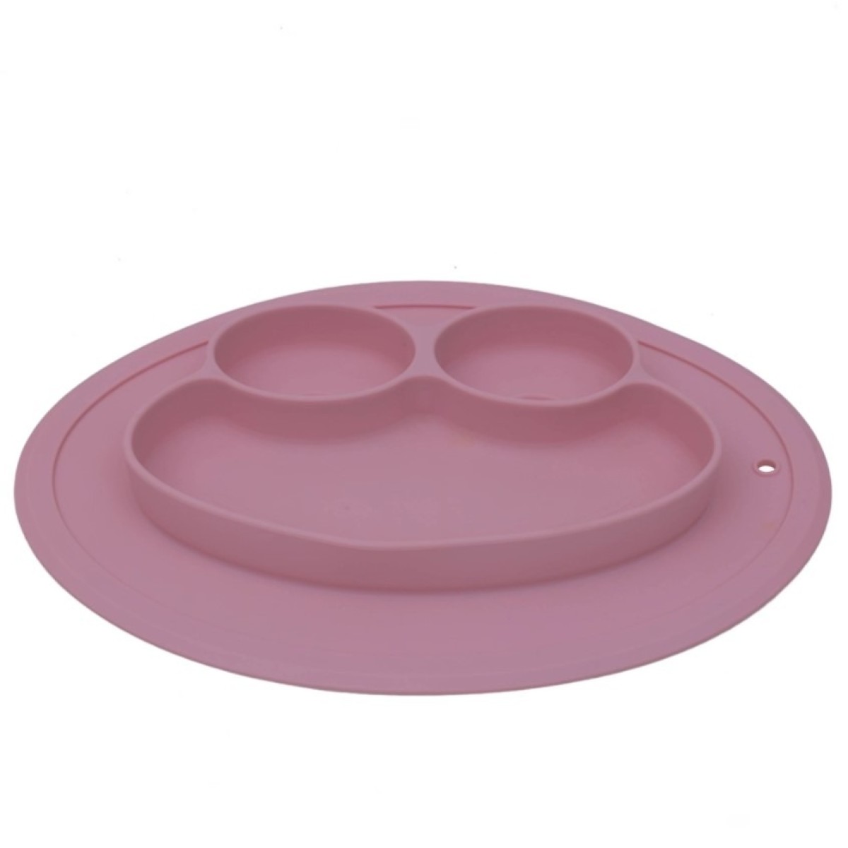 Sn23154 Prato Infantil Ref Silicone Rosa