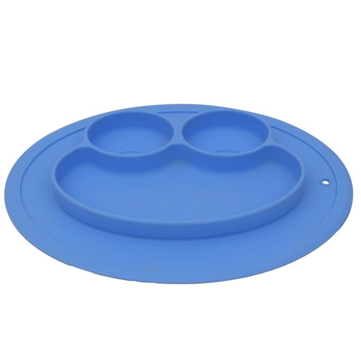 Sn23155 Prato Infantil Ref Silicone Azul