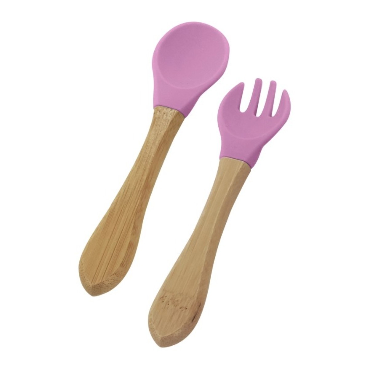 Bm23192 Dupla Talheres Silicone Rosa Eco