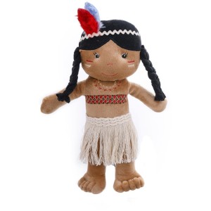 Boneca De Pelucia India Ceci 35cm
