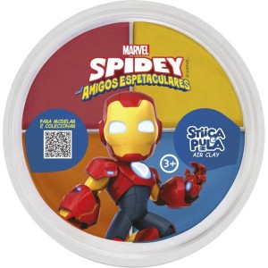 Massa Para Modelar Criativa Spidey Stica E Pula 4cores (s)-125466-50563