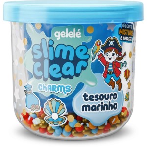 Slime Clear Charm Tesouro Marinho-125474-93479