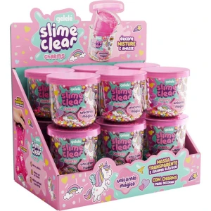 Slime Clear Charm Unicornio Magico