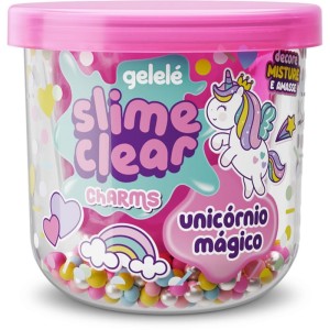 Slime Clear Charm Unicornio Magico-125471-80354