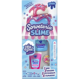Slime Gelele Sorveteria Ceu Azul