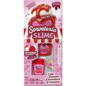 Slime Gelele Sorveteria Morango Do A