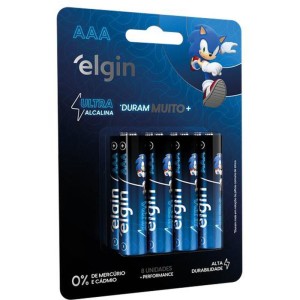 Pilha Alcalina Palito Aaa 10blistersx8unids.