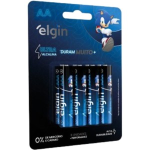 Pilha Alcalina Pequena Aa