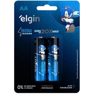 Pilha Alcalina Pequena Aa