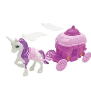 Carruagem C/cavalo 25x17cm Cx:024