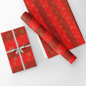 Papel Presente Bobina Couche 60cm. Mod. 219 Lacos E Listras-125489-57039