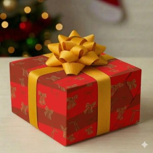 Papel Presente Bobina Couche 60cm. Mod. 219 Lacos E Listras-125489-81125