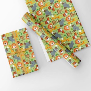 Papel Presente Bobina Couche 60cm. Mod.122 Bichinhos-125487-34640