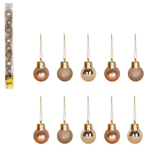 Bola Tb Lisa 3cm 10pcs Champanhe Cx:00048
