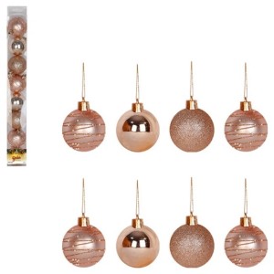 Bola Tb Imperial 5cm 8pcs Champanhe Cx:024