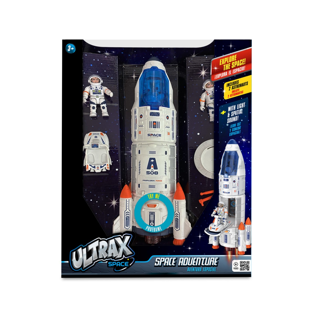 Ultrax Space – Foguete Aventura Espacial Com Luz E Som