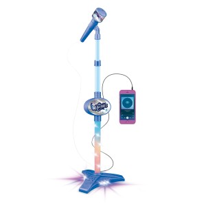 The Rockidz– Microfone Com Pedestal Rosa