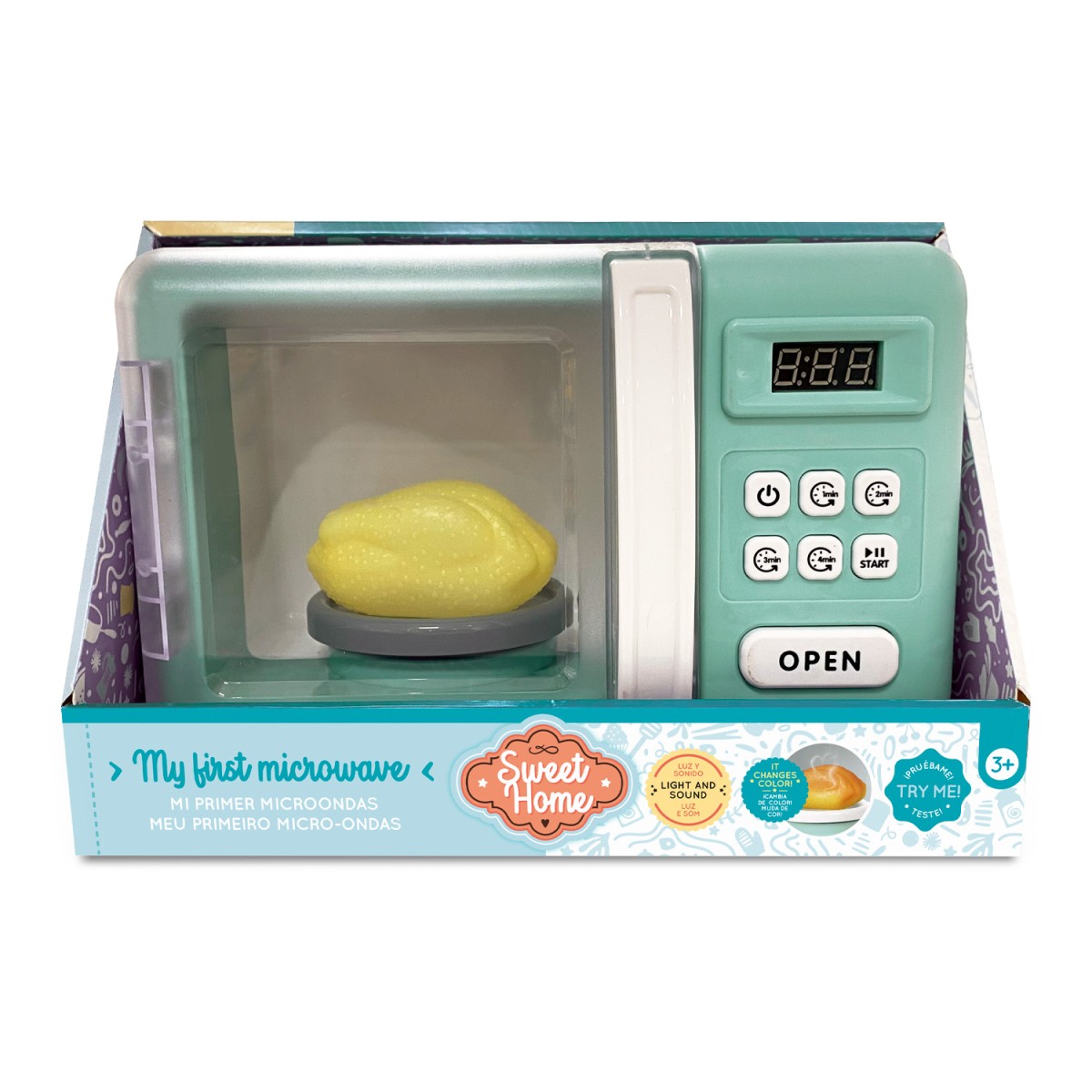 Sweet Home – Meu Primeiro Micro-ondas - 4 Peças