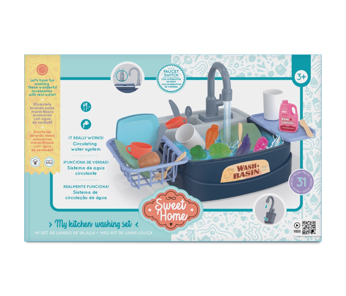 Sweet Home – Minha Primeira Pia De Cozinha – 27 Peças