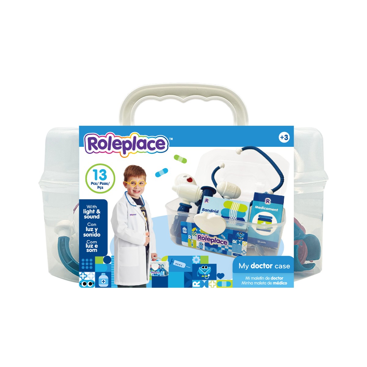 Roleplace – Maleta De Médico Com Luz E Som