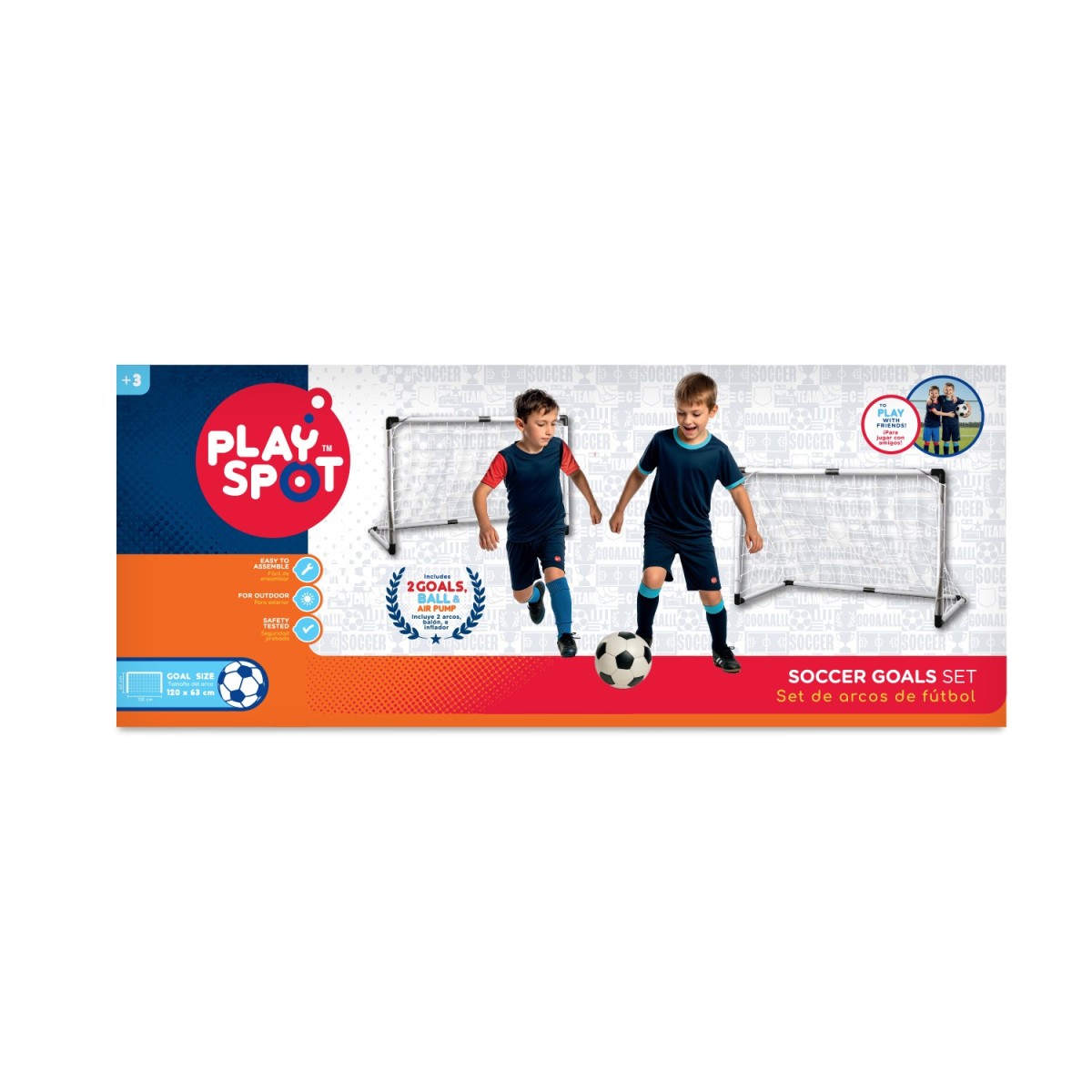 Playspot – Kit Jogo De Futebol (bola Inclusa)