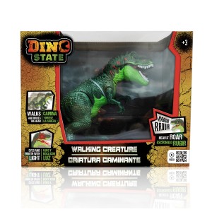 Dino State - Dinossauro Que Anda (sortimento: Cinza / Verde / Laranja)