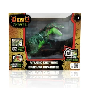 Dino State - Dinossauro Que Anda (sortimento: Cinza / Verde / Laranja)